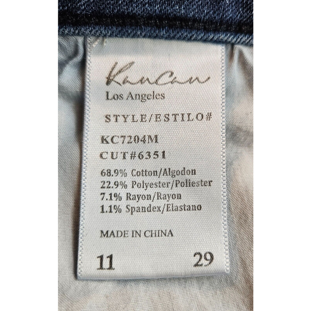 KanCan Estilo Jeans Womens 11/29 Blue Denim Stretch KC7204M Style 6351 - Picture 5 of 6